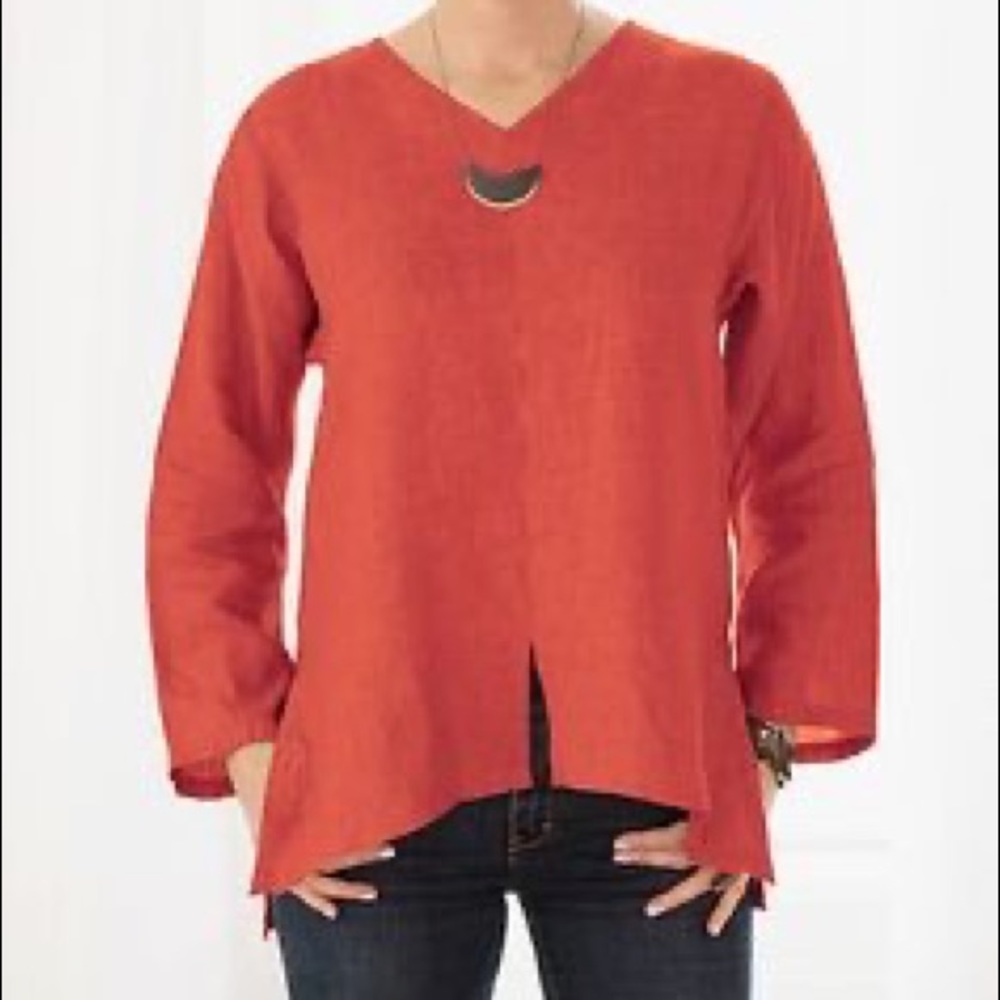 Willow top in linen